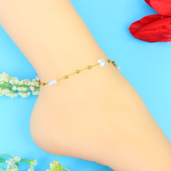 Elegant Handmade Anklet – Perfect for Women & Girls | Ideal Gift Option, DYC1280 - Picture 1 of 10
